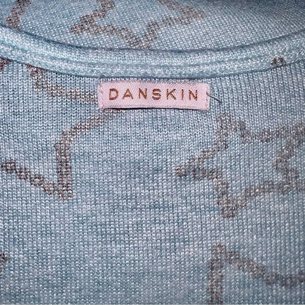 Danskin little girls pajama set size 6, mint green color